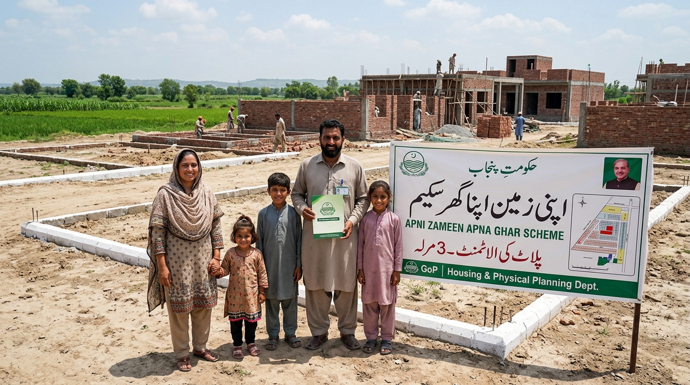 Apni Zameen Apna Ghar Balloting Result 2026 CNIC Check Online